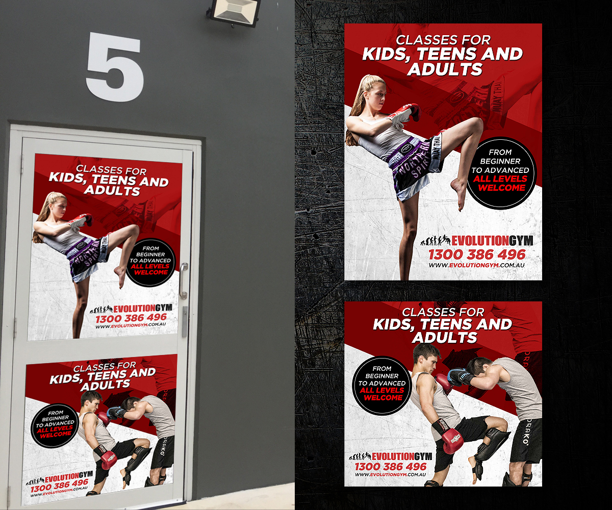 Signage Design by Designers Hub for Evolution Gym | Design #17150683