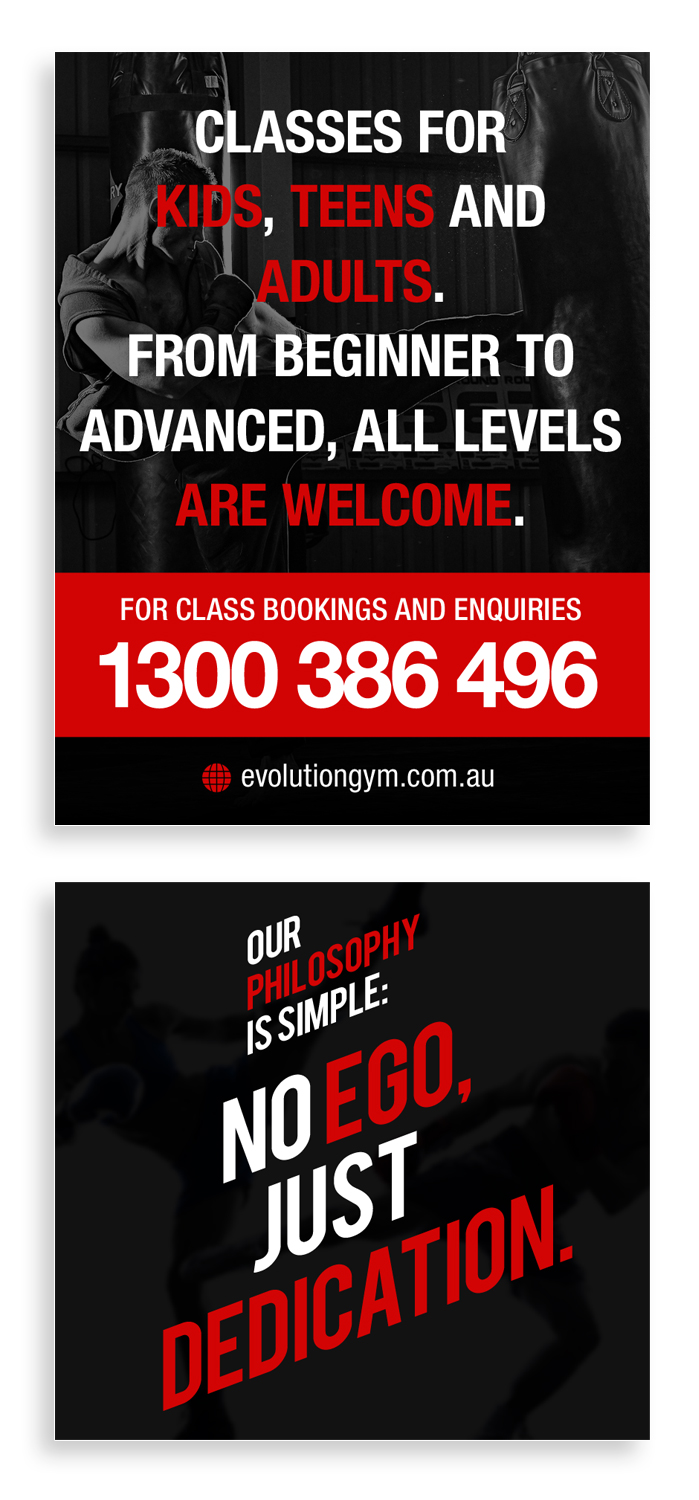 Signage Design by designhero for Evolution Gym | Design #17621622