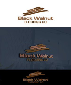 Logo Design by joliau for Black Walnut Flooring Co | Design: #17132408