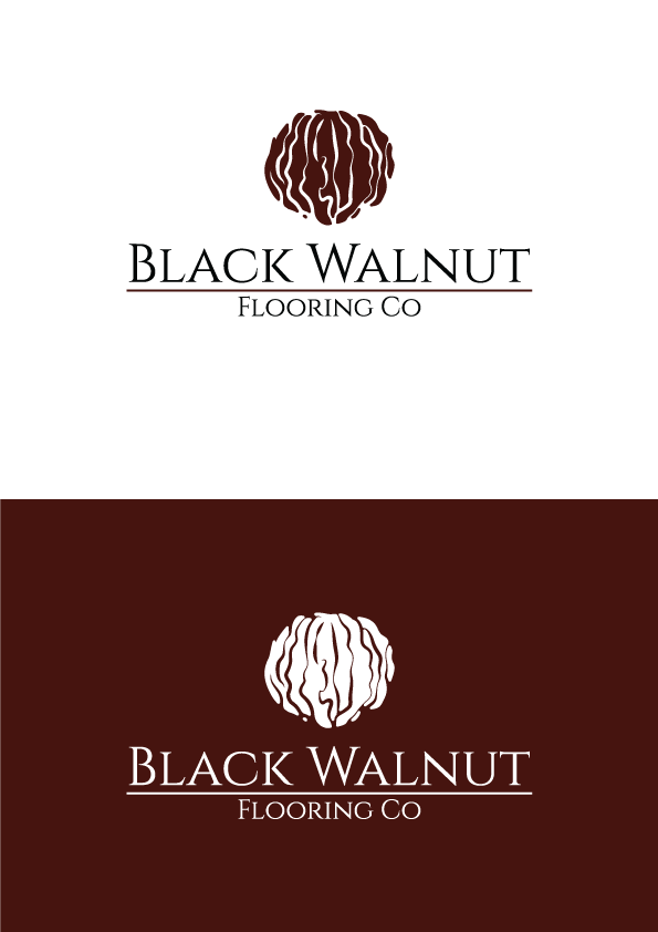 Logo Design by raigraphics for Black Walnut Flooring Co | Design #17131854