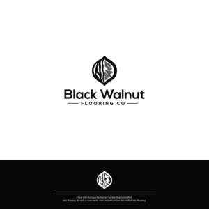 Black Walnut Flooring Co | Logo Design by ecorokerz