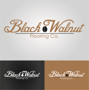 Logo Design by JE Designs for Black Walnut Flooring Co | Design: #17129930
