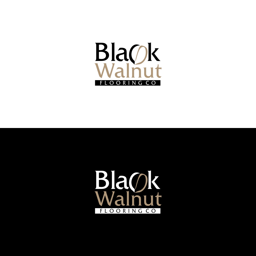 Logo Design by Basksh Designs for Black Walnut Flooring Co | Design #17131435