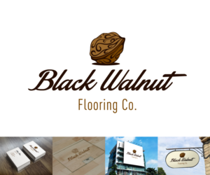 Logo Design by r3creative 3 for Black Walnut Flooring Co | Design #17135856