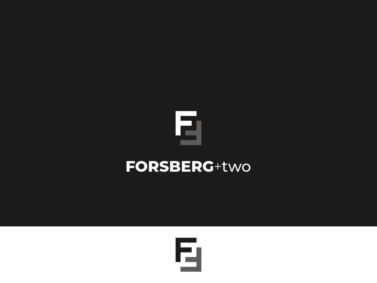 Logo Design by Neil for FORSBERG+two | Design #17128357