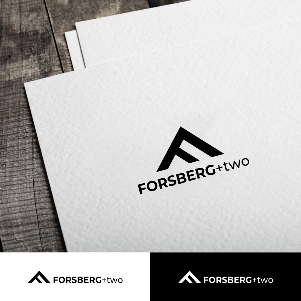 Logo Design by Irfan Renaldi for FORSBERG+two | Design #17160103