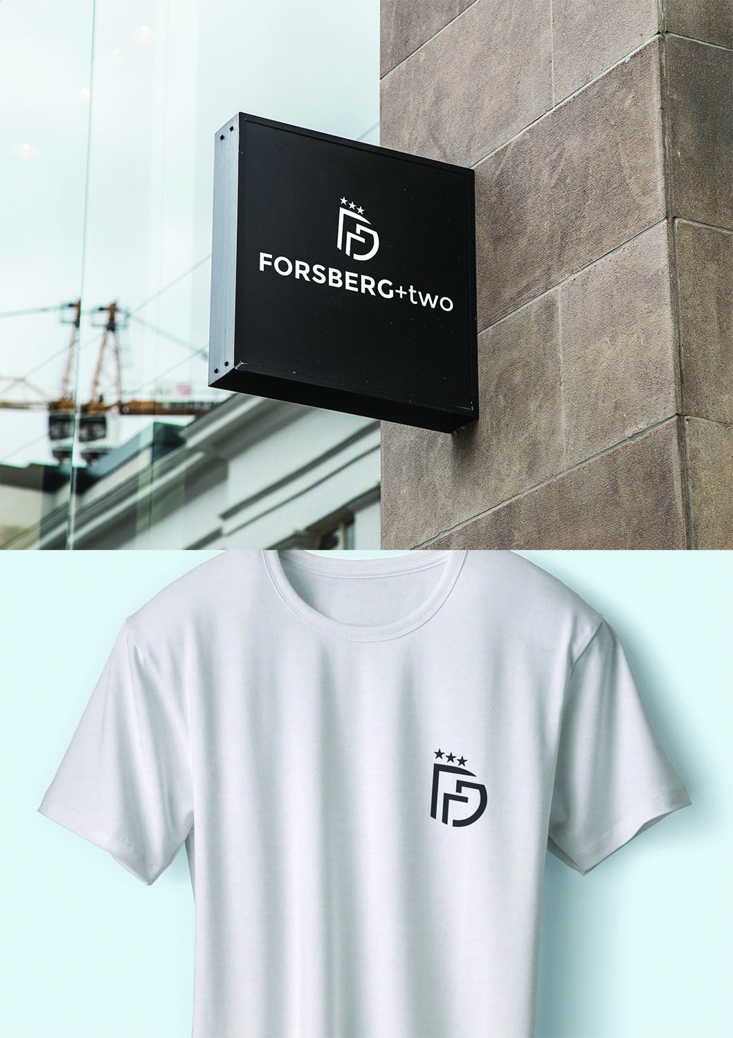 Logo Design by NAVENDU SHARMA for FORSBERG+two | Design #17149533