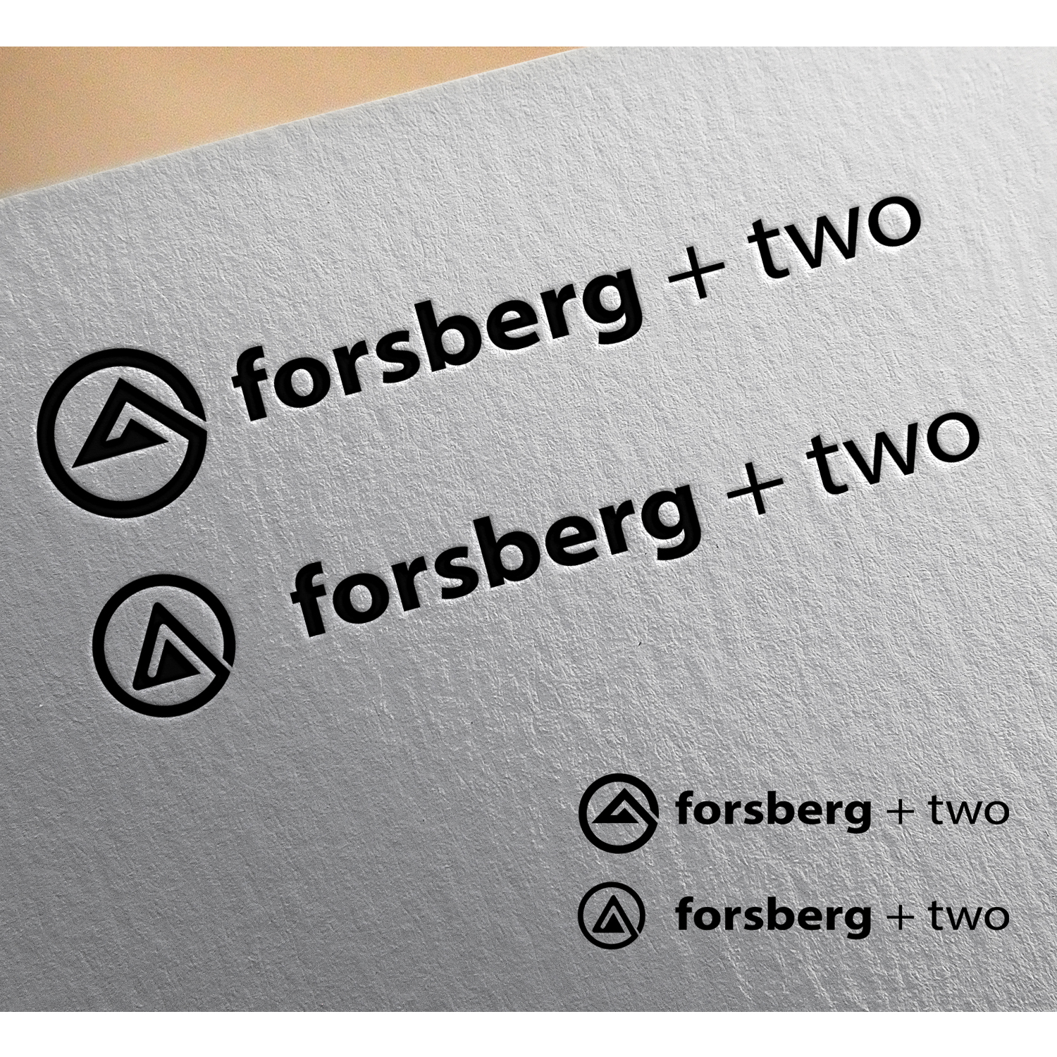 Logo Design by VONG NGUYEN for FORSBERG+two | Design #17222009