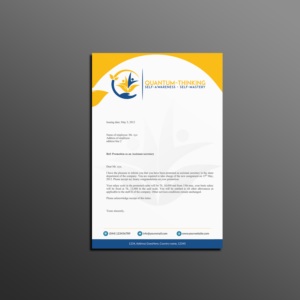 Letterhead Design by Creations Box 2015 for Quantum Thinking | Design: #17140377