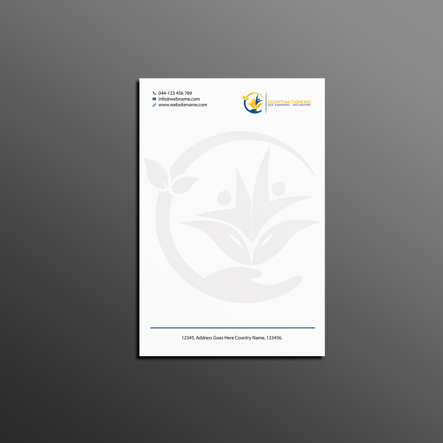 Letterhead Design by Creations Box 2015 for Quantum Thinking | Design #17140463