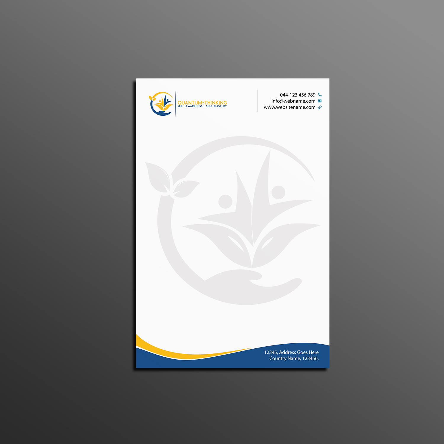 Letterhead Design by Creations Box 2015 for Quantum Thinking | Design #17140464