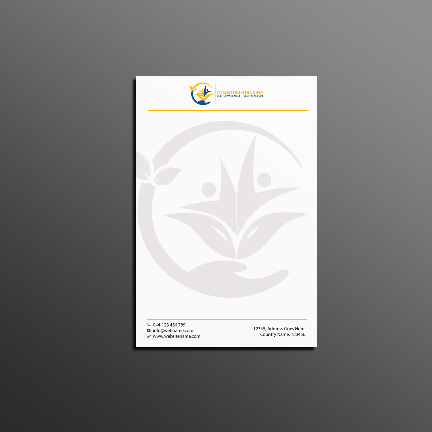 Diseño de Membrete por Creations Box 2015 para Quantum Thinking | Diseño #17140465