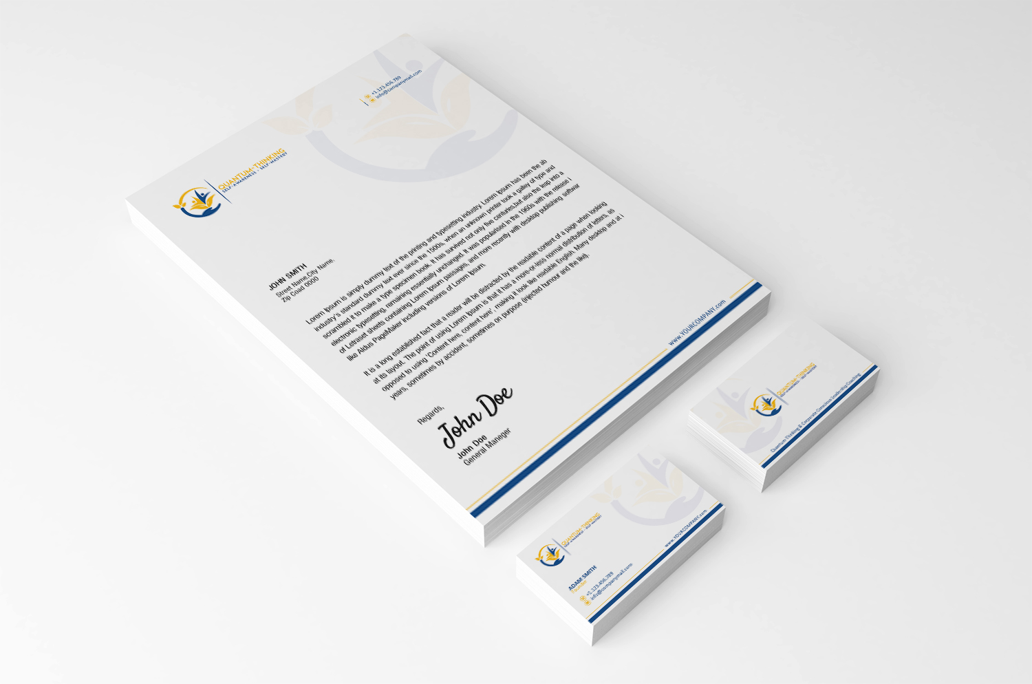 Letterhead Design by SL Designer for Quantum Thinking | Design #17130698