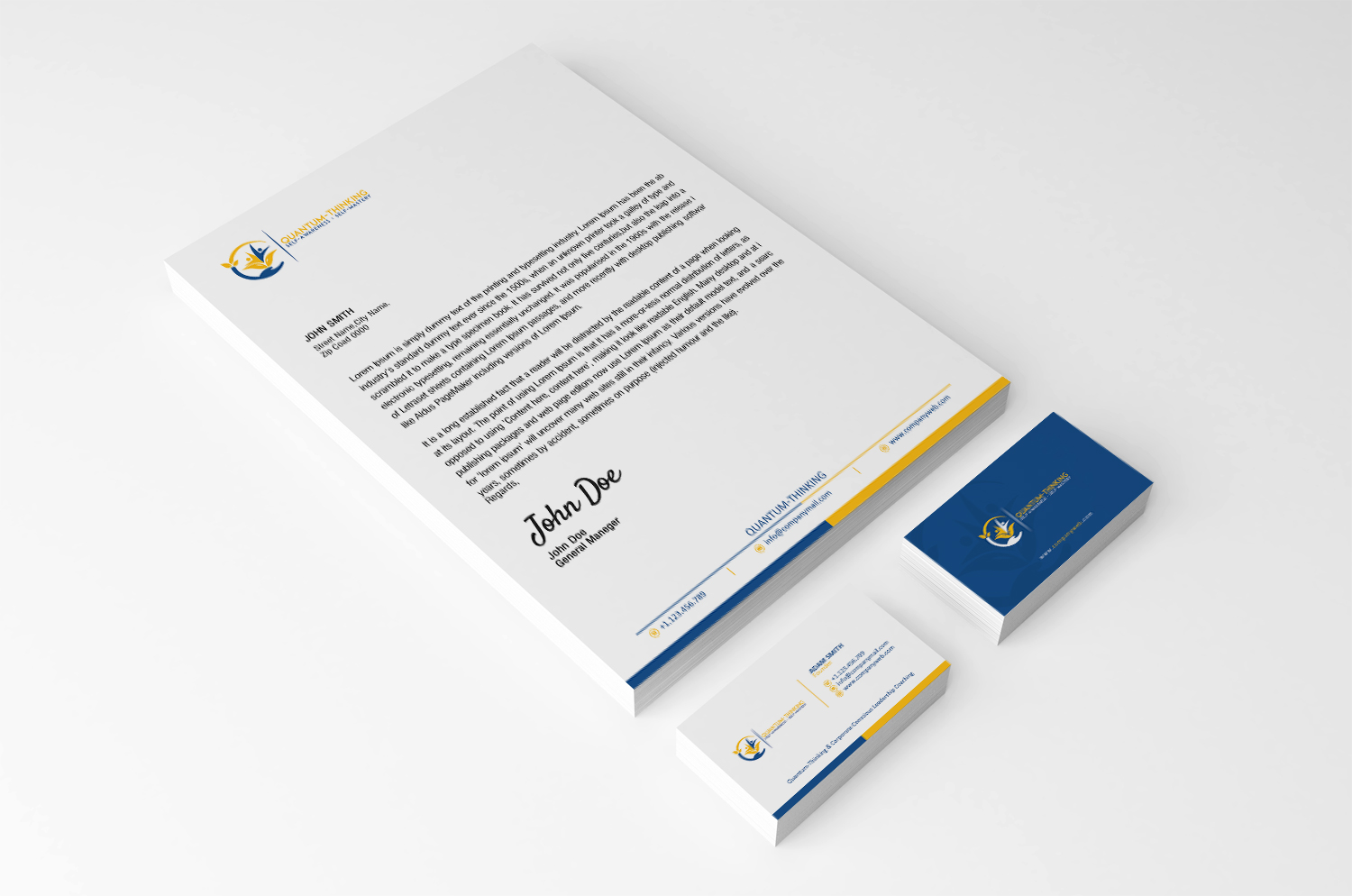 Letterhead Design by SL Designer for Quantum Thinking | Design #17130699