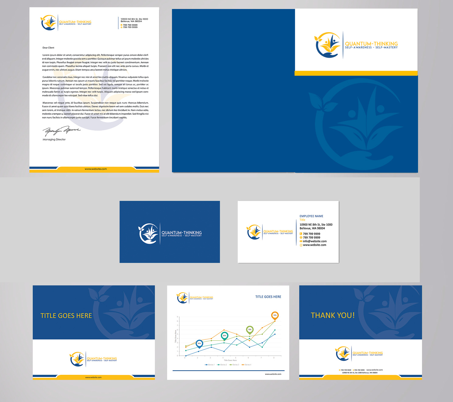 Letterhead Design by Designs 2019 for Quantum Thinking | Design #17132946