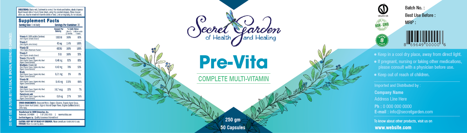 Etikett-Design von Akshar Shailesh für Secret Garden of Health and Healing | Design #17131535