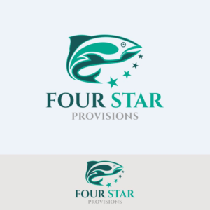 Logo Design by isdiyantoyuwono for Four Star Seafood  | Design: #17129734