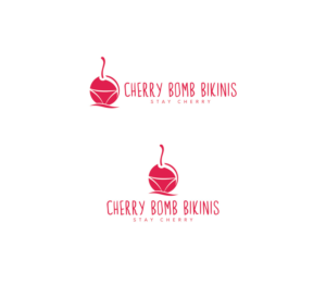 Cherry Bomb Bikinis. Stay Cherry. | Logo Design by E.G