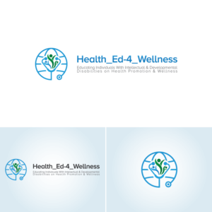 Health_Ed-4_Wellness: Educating Individuals With Intellectual & Developmental Disabilities on Health Promotion & Wellness | Logo Design by Wild Geek