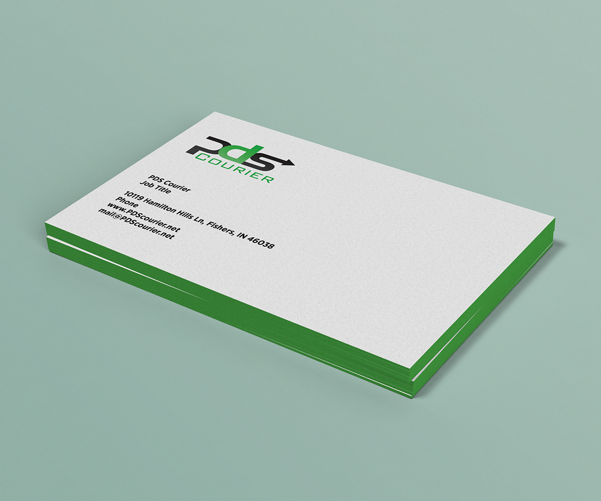 Business Card Design by MADA for PDS Courier | Design #2706503
