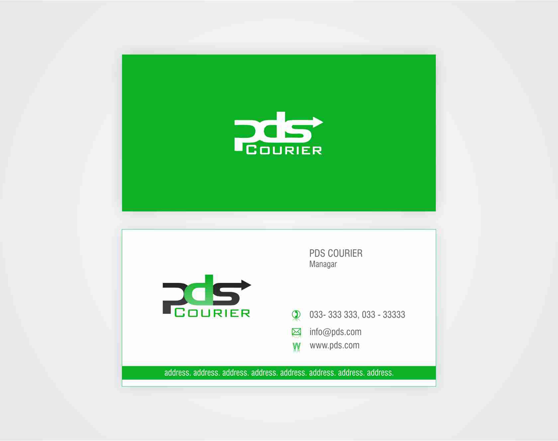 Business Card Design by janakiram for PDS Courier | Design #2703062