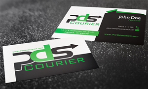 PDS Business Card - Courier/Transportation - Needs Double Sided Business Card | Diseño de Tarjeta de Presentación por creationz2011