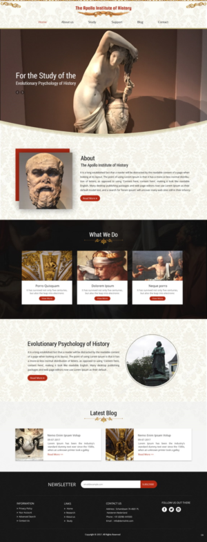 Web Design by pb for this project | Design: #17143707
