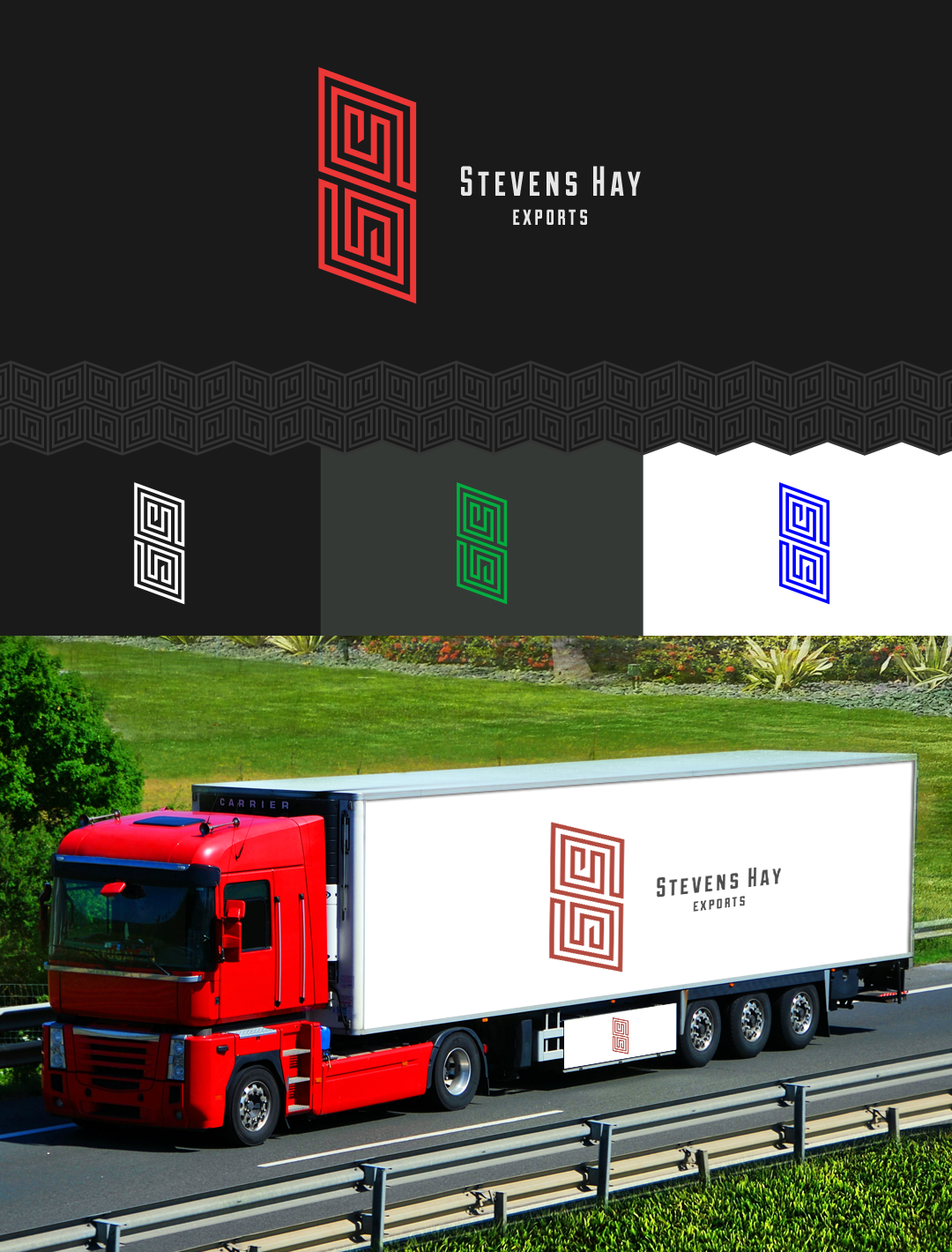 Diseño de Logo por sennator para Stevens Hay Exports | Diseño #17155049