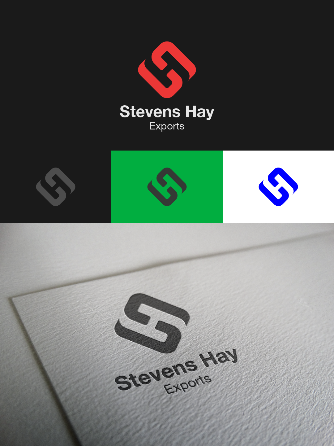 Logo Design by sennator for Stevens Hay Exports | Design #17155055