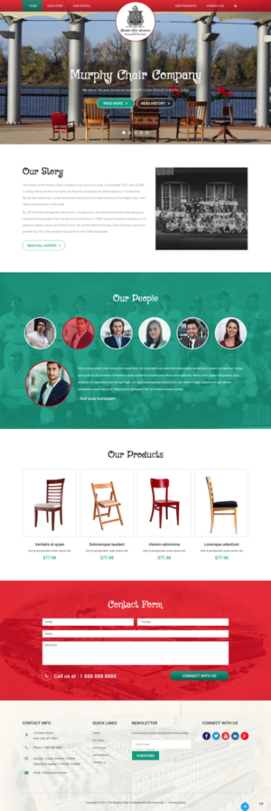 Web Design by pb for murphy chair company | Design: #17136382
