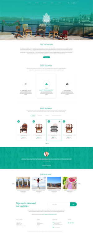 Web Design by santanudasdesigner for murphy chair company | Design #17179860