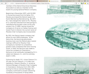 Web Design by Oksana for murphy chair company | Design: #17229672