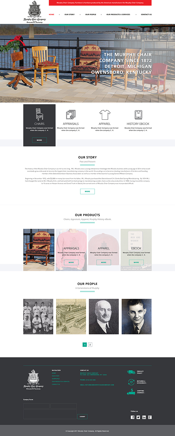 Web Design par PiXthemes pour murphy chair company | Design #17244835