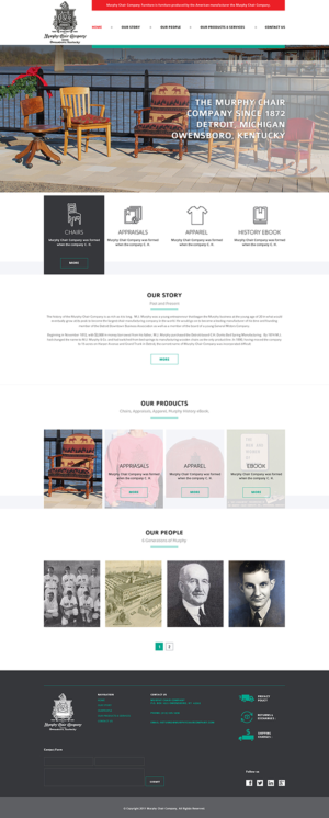 Web Design by PiXthemes for murphy chair company | Design #17244835