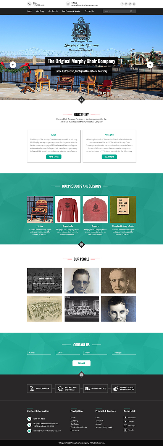 Web Design by PiXthemes for murphy chair company | Design #17245013