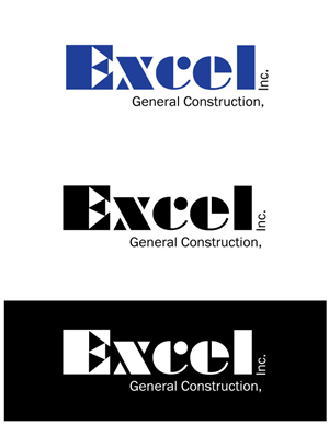Logo Design by Colleen Grady Graphic Design for Excel General Construction, Inc | Design: #624237