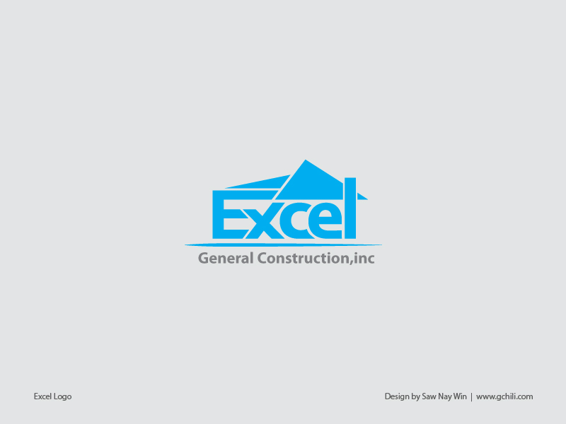 Logo-Design von kosaw für Excel General Construction, Inc | Design #626244