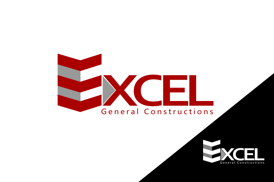 Logo-Design von Craze für Excel General Construction, Inc | Design #623781