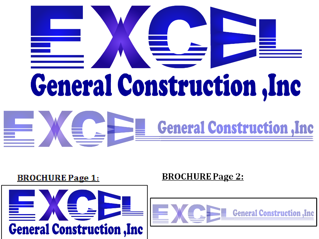 Design de Logo par inspiration pour Excel General Construction, Inc | Design #627891