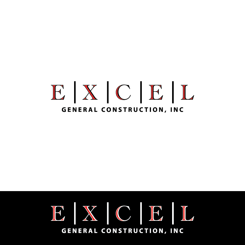 Logo-Design von skartionica für Excel General Construction, Inc | Design #630538