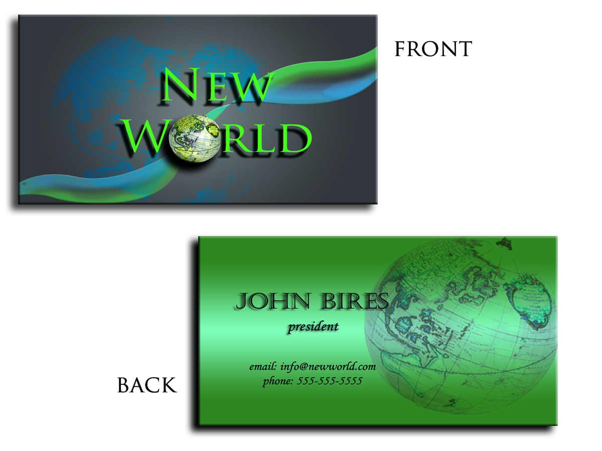 Business Card Design by alexme for this project | Design #648327