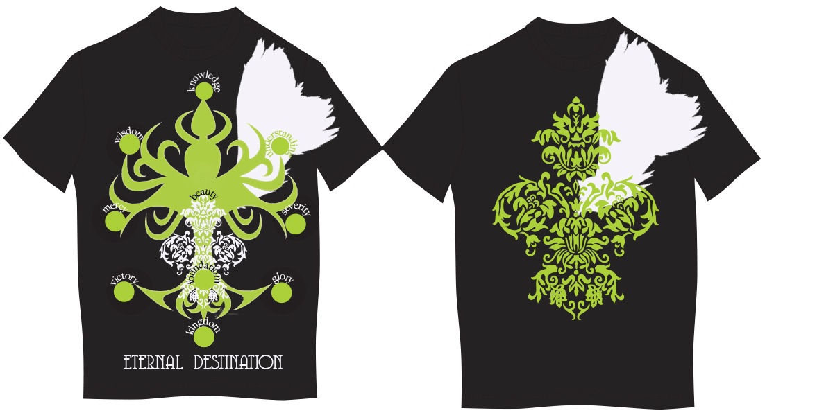 T-shirt Design by Sunygirl for eternal destiny  | Design #2797565