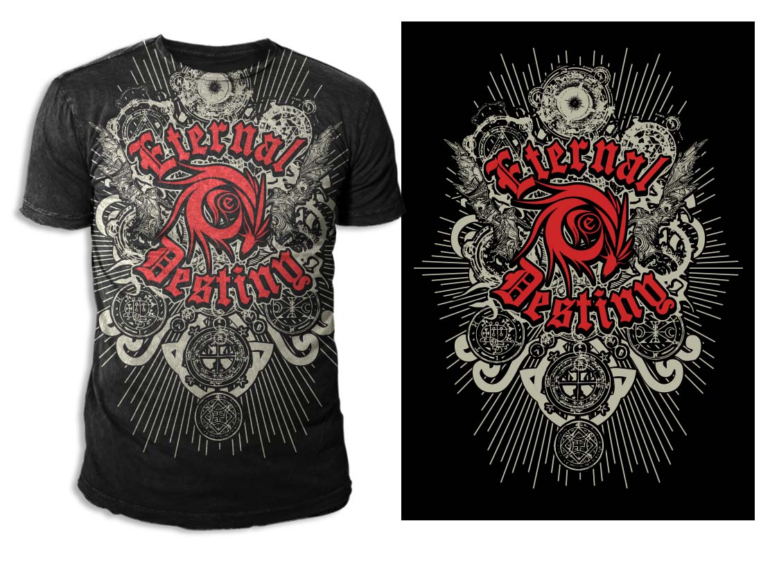 T-shirt Design by swo0osh for eternal destiny  | Design #2801187