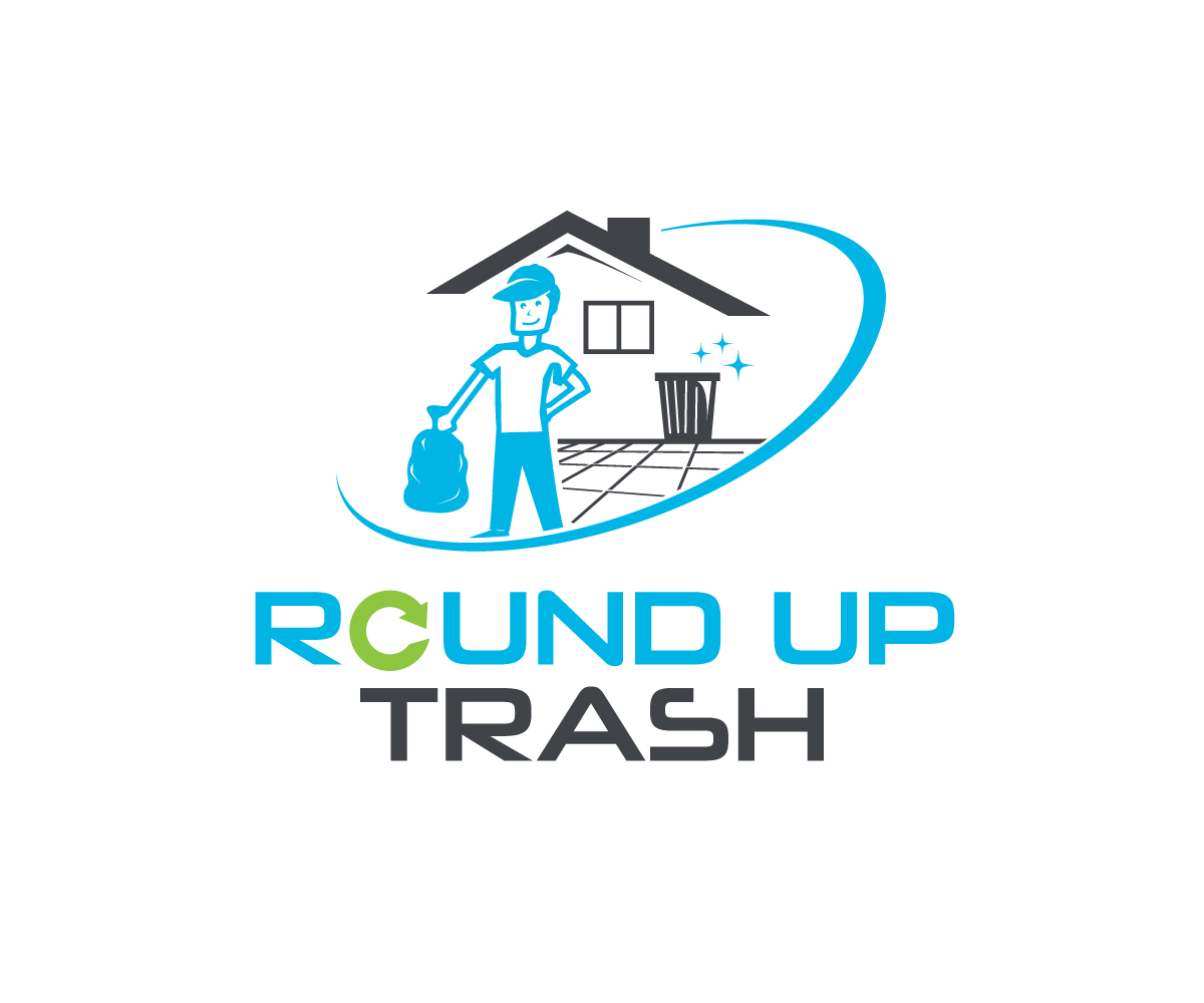 Logo Design by Maher Sh for Round Up Trash | Design #17146890
