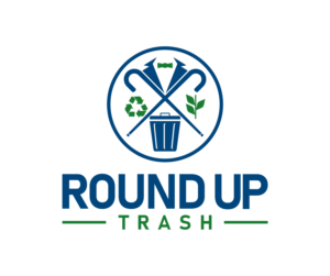 Logo Design by moisesf for Round Up Trash | Design: #17144996