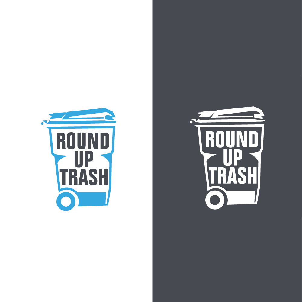 Logo Design by Sujit Banerjee for Round Up Trash | Design #17141323