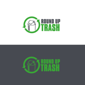 Logo Design by Sujit Banerjee for Round Up Trash | Design: #17141328
