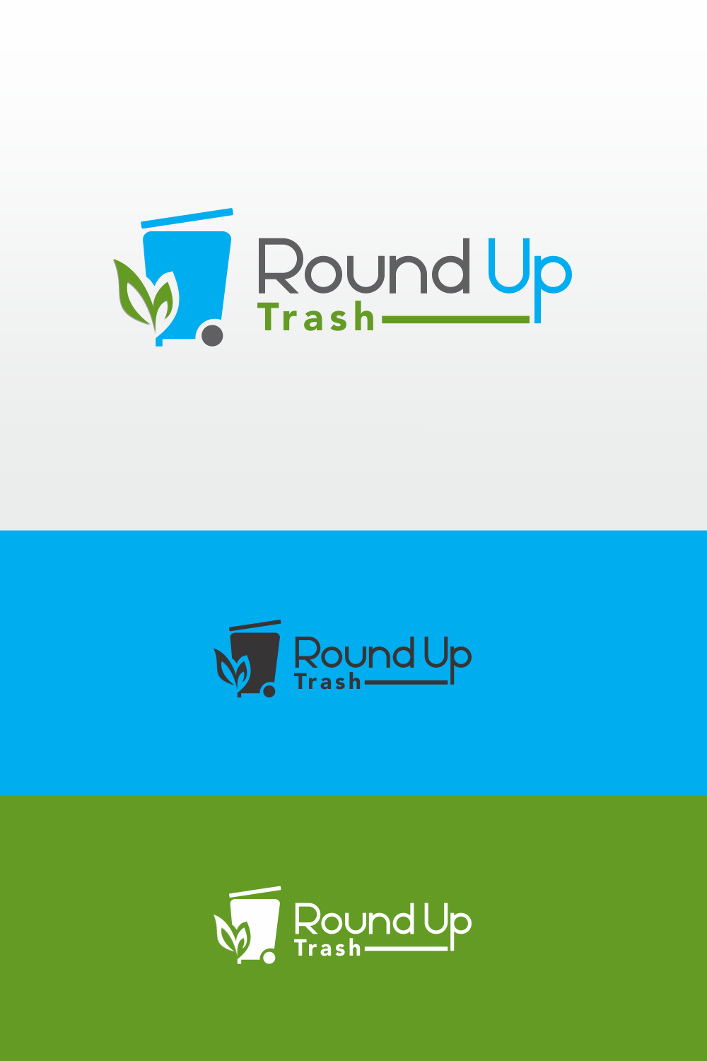 Logo Design by Ernest Owusu for Round Up Trash | Design #17151034