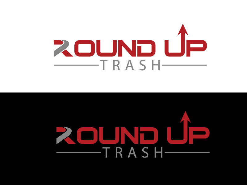 Logo Design by rocklee for Round Up Trash | Design #17154537