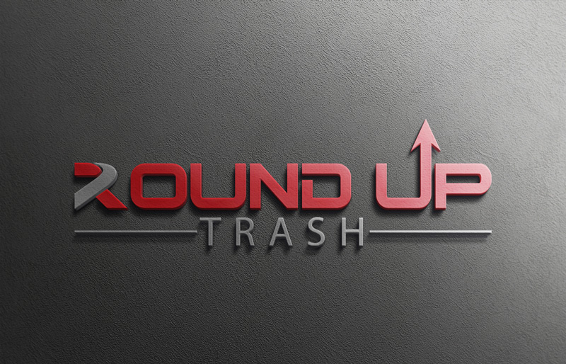 Logo Design by rocklee for Round Up Trash | Design #17154541